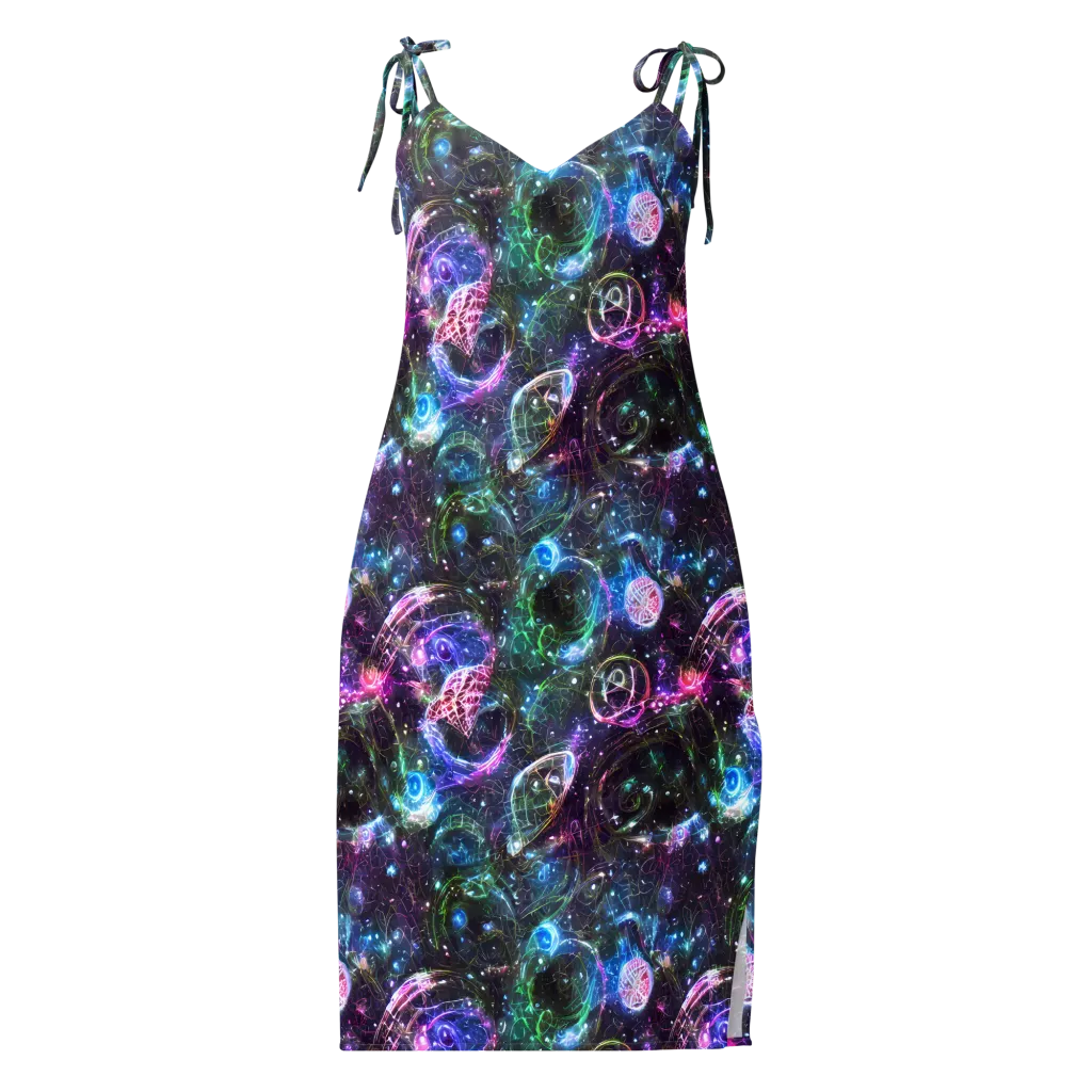 Vortex Spectrum on Slip Dress — Front