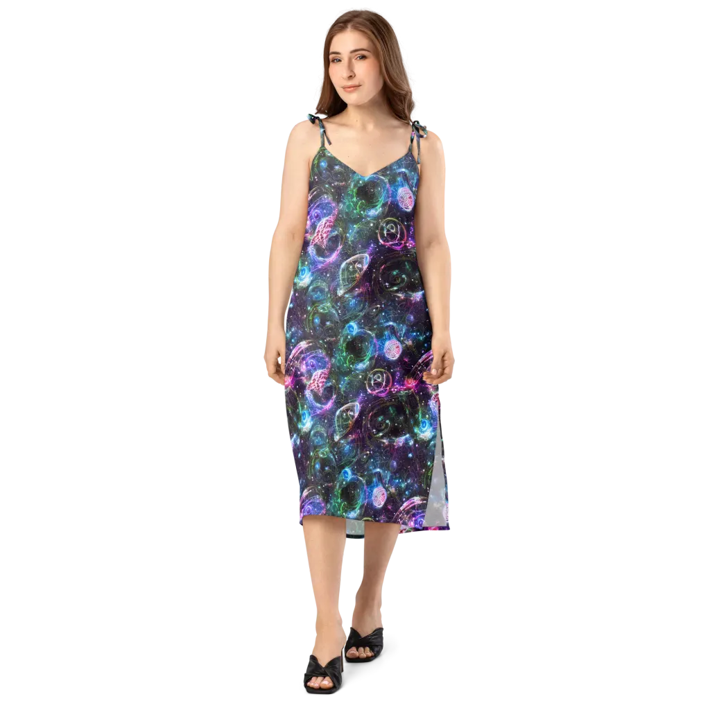 Vortex Spectrum on Slip Dress — Front