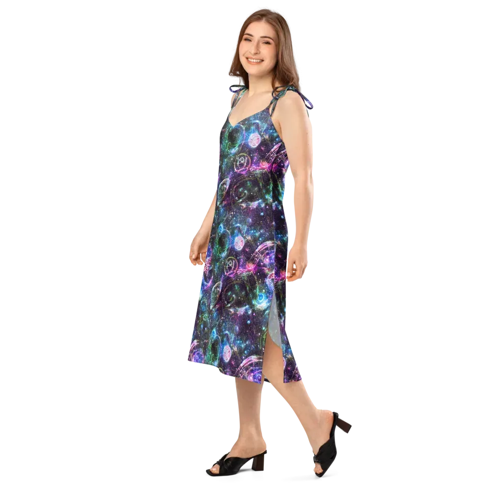 Vortex Spectrum on Slip Dress — Left Front