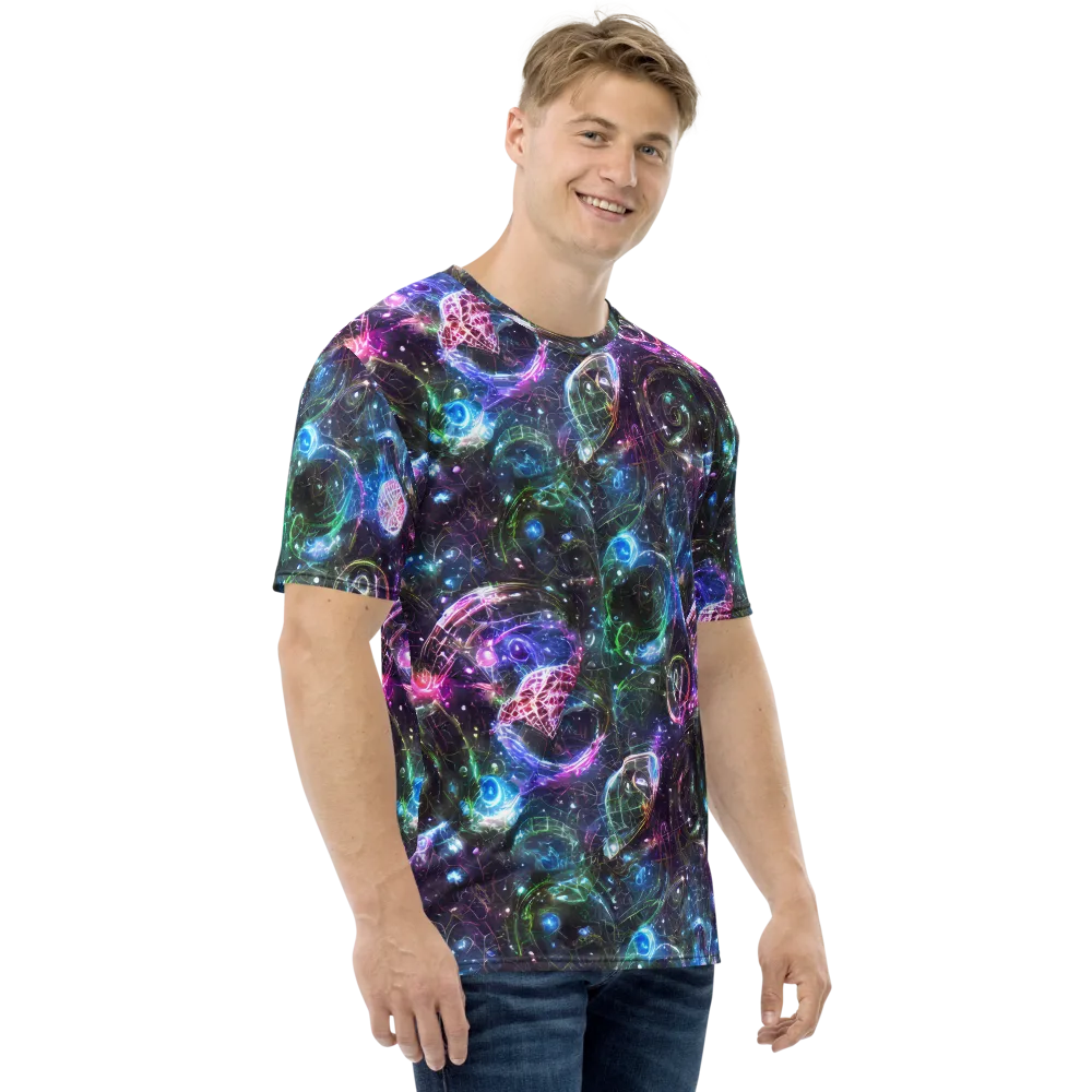 Vortex Spectrum on Men's Crew Neck T-Shirt — Right