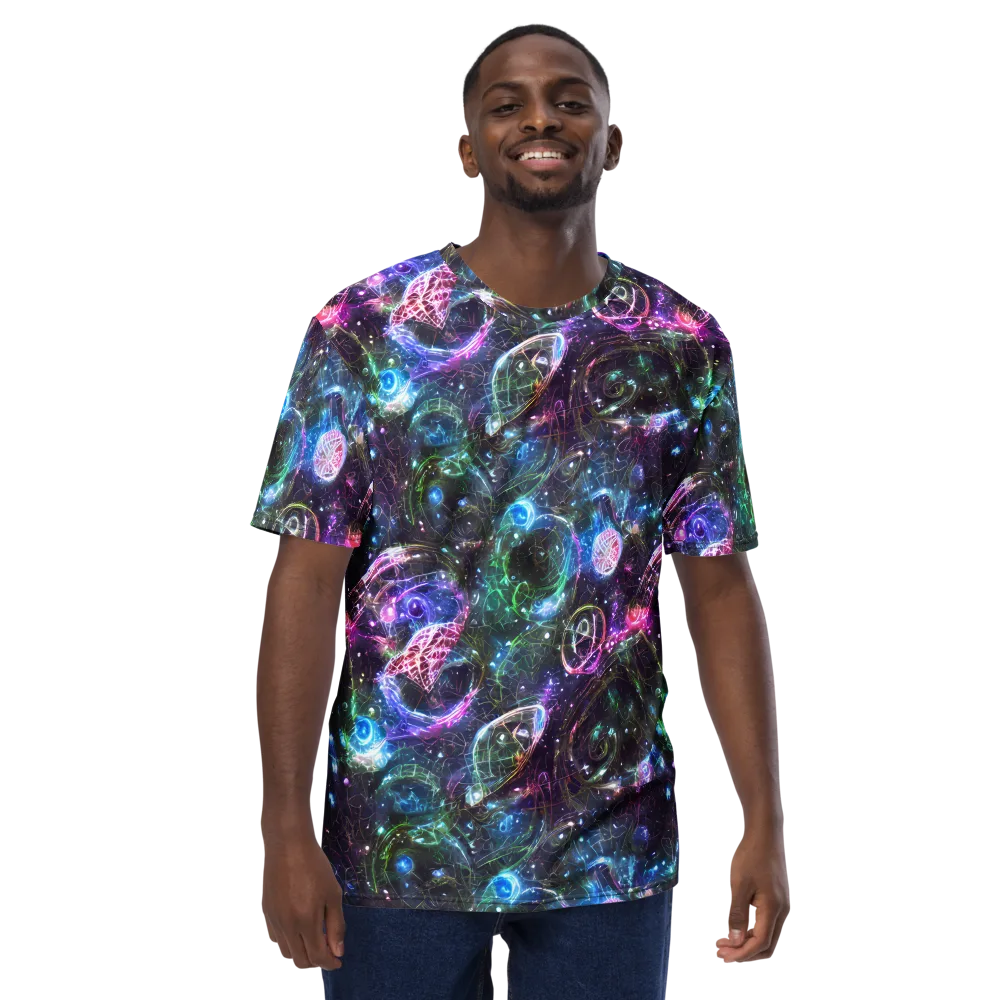 Vortex Spectrum on Men's Crew Neck T-Shirt — Front