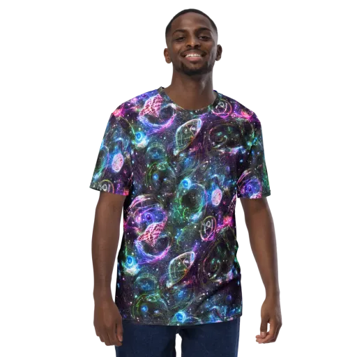 Vortex Spectrum on a Men's Crew Neck T-Shirt