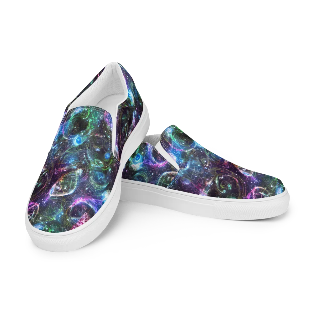 Vortex Spectrum on Men's Slip-On Canvas Shoes — Left Front