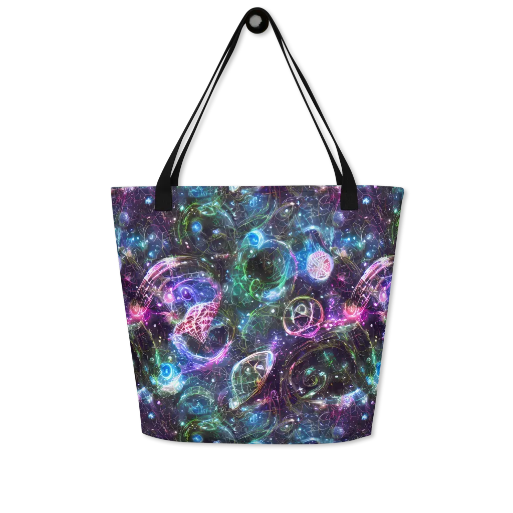 Vortex Spectrum on Large Tote Bag W/ Pocket — Front