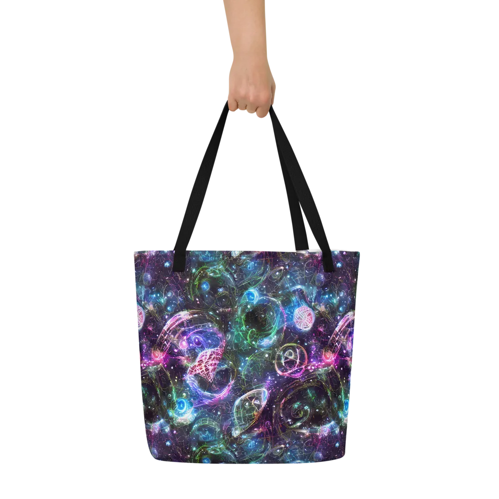 Vortex Spectrum on Large Tote Bag W/ Pocket — Front