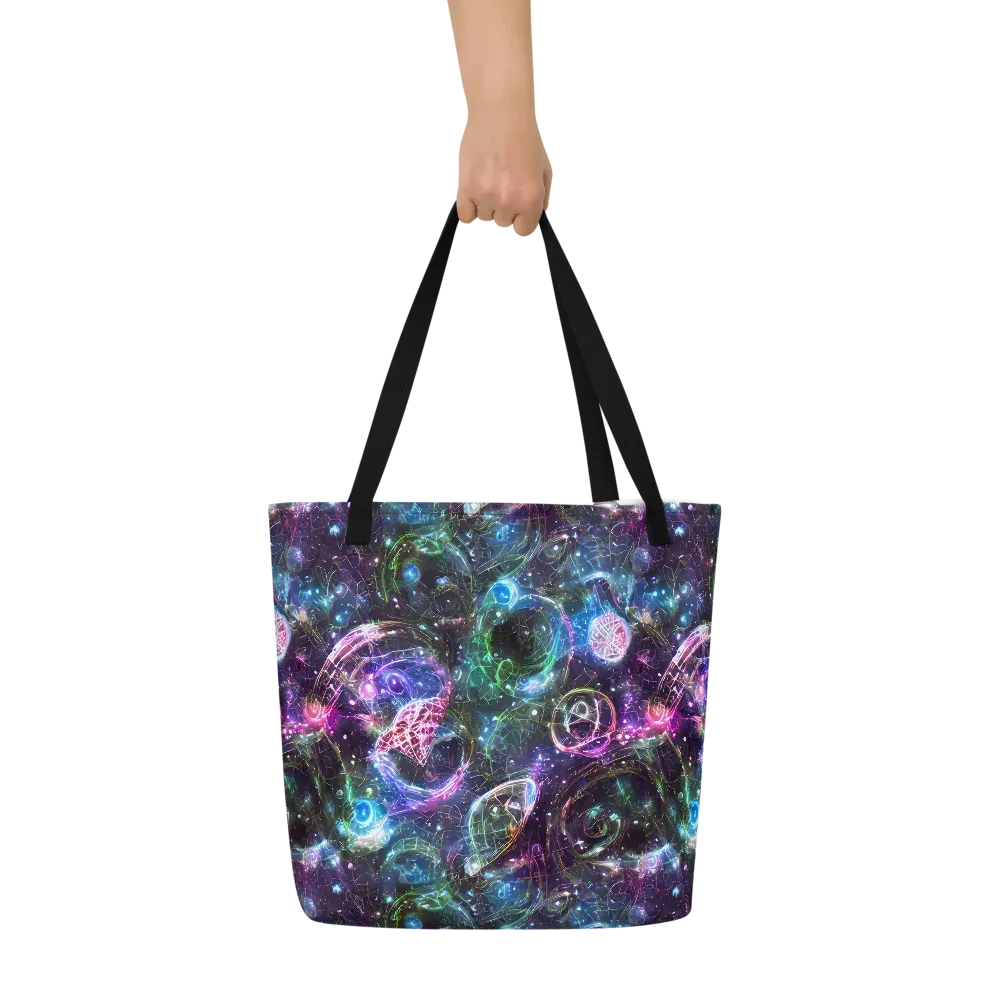 Vortex Spectrum on Large Tote Bag W/ Pocket — Front