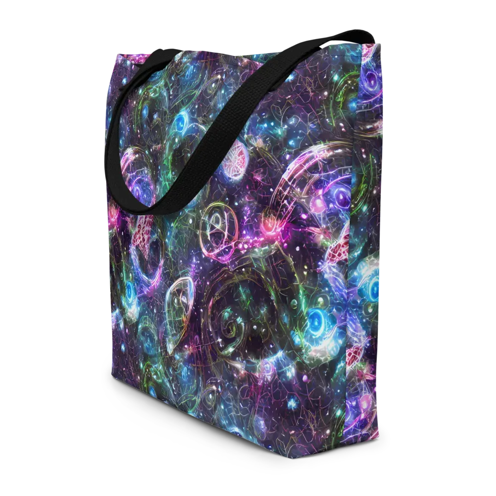 Vortex Spectrum on Large Tote Bag W/ Pocket — Front