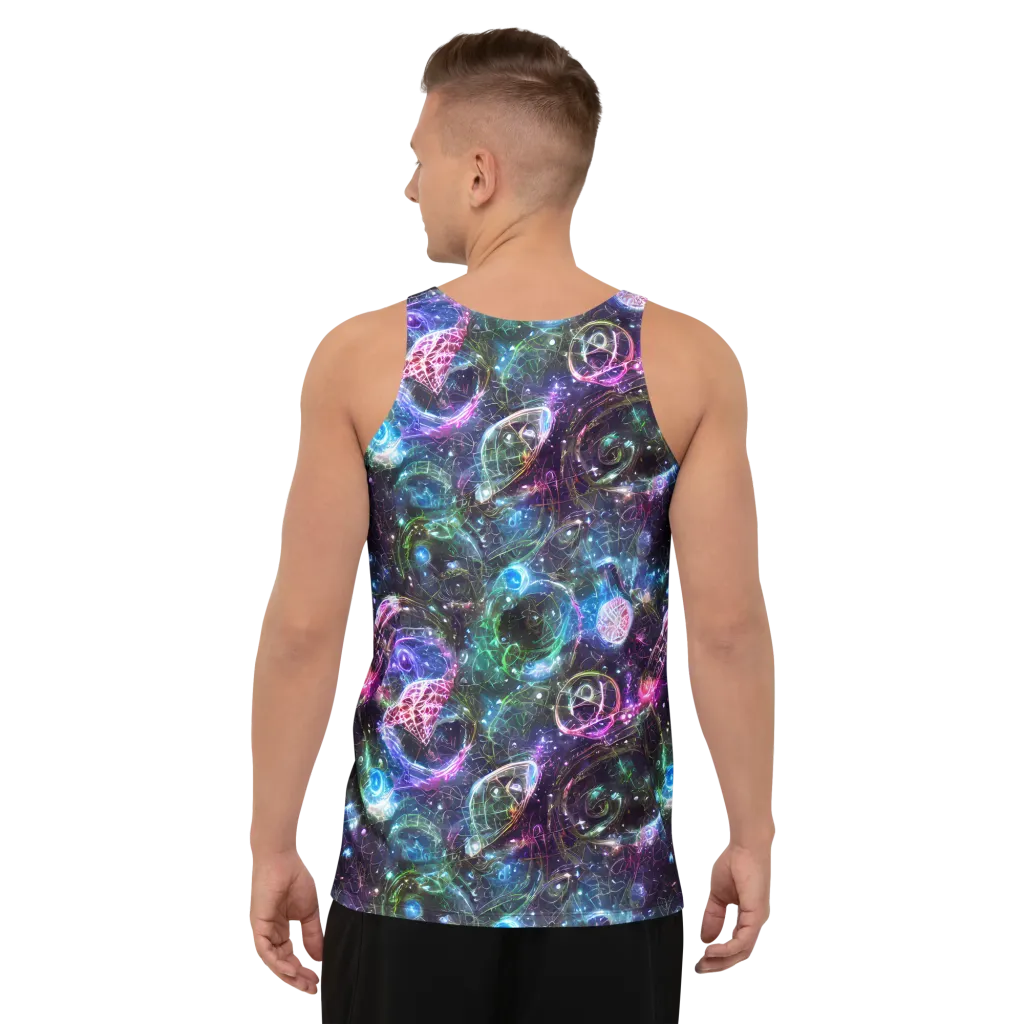 Vortex Spectrum on Men's Tank Top — Back