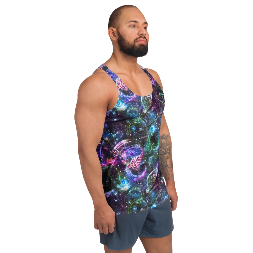 Vortex Spectrum on Men's Tank Top — Right Front