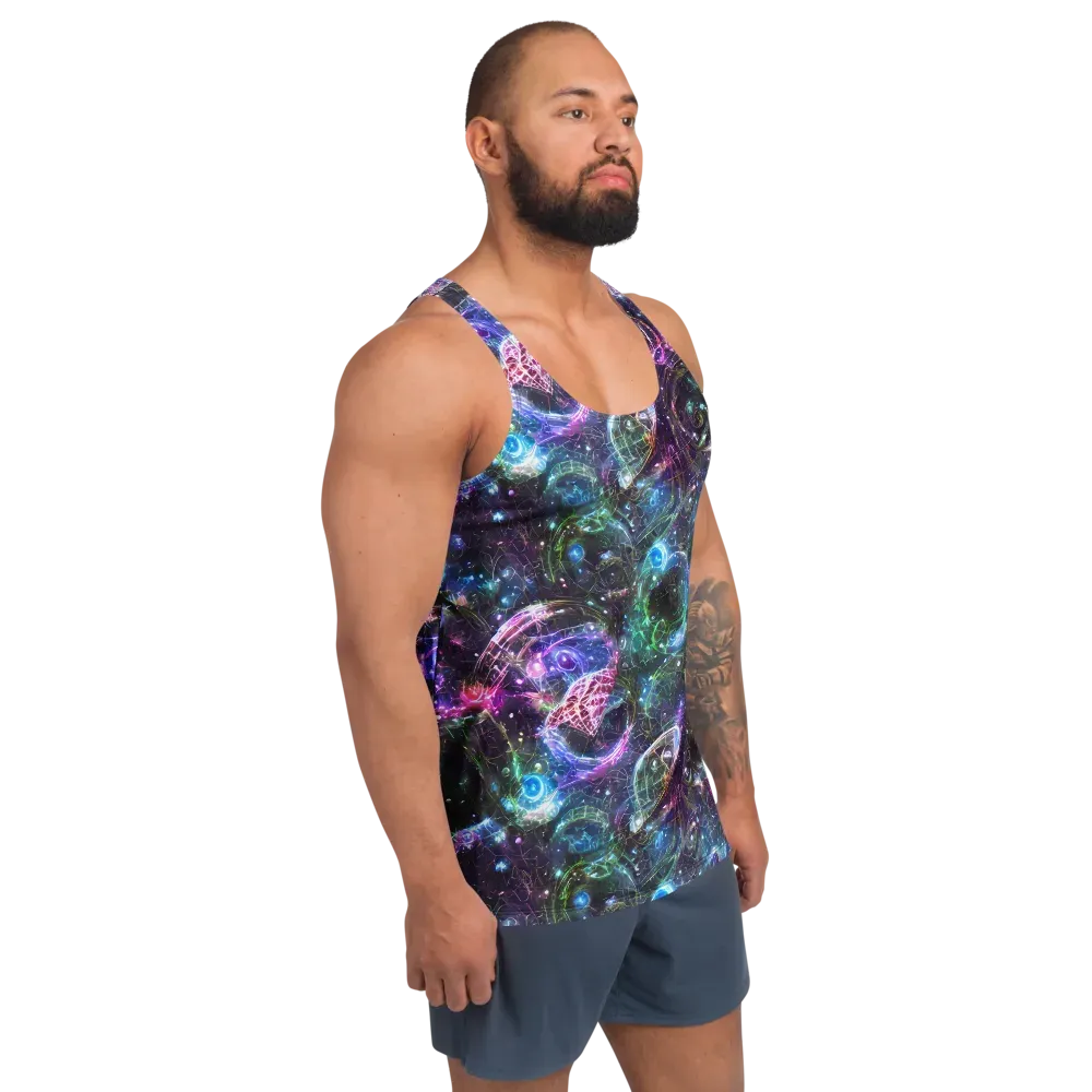 Vortex Spectrum on Men's Tank Top — Right Front