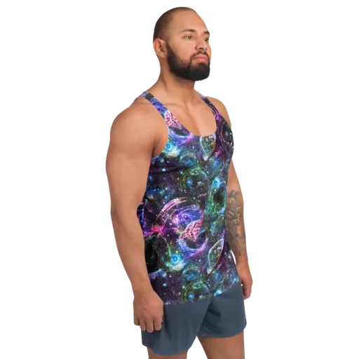 Vortex Spectrum on a Men's Tank Top
