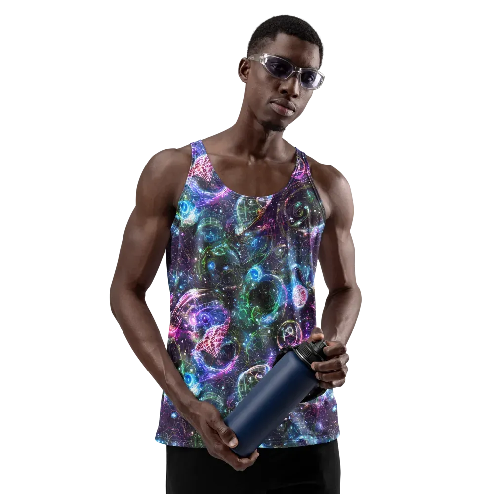 Vortex Spectrum on Men's Tank Top — Front