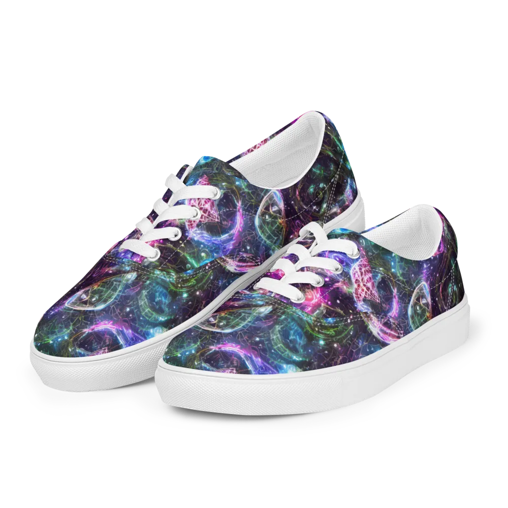 Vortex Spectrum on Men's Lace-Up Canvas Shoes — Left Front