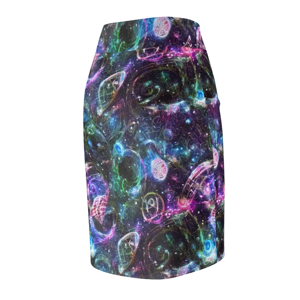 Vortex Spectrum on Pencil Skirt — Back Side