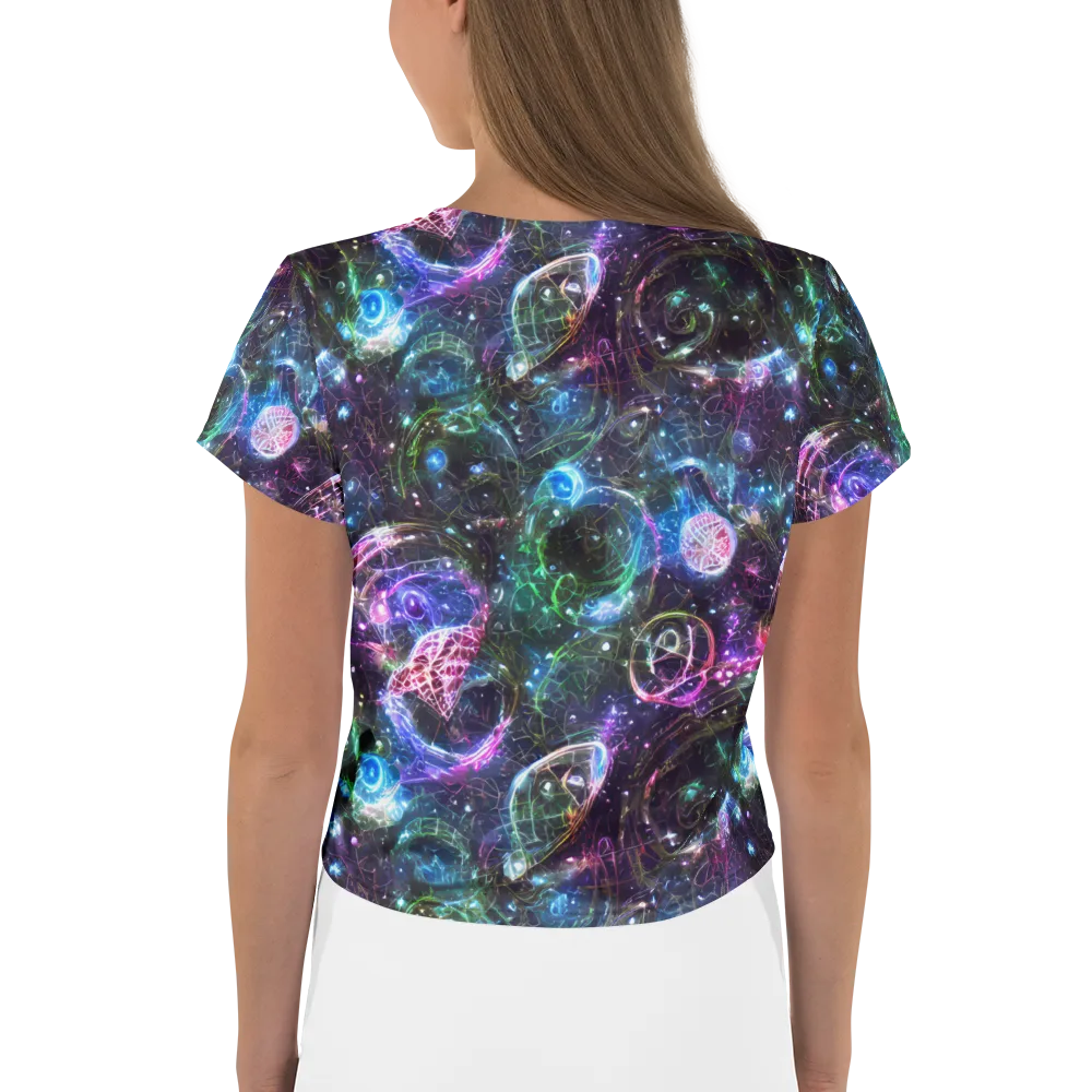 Vortex Spectrum on Crop Tee — Back