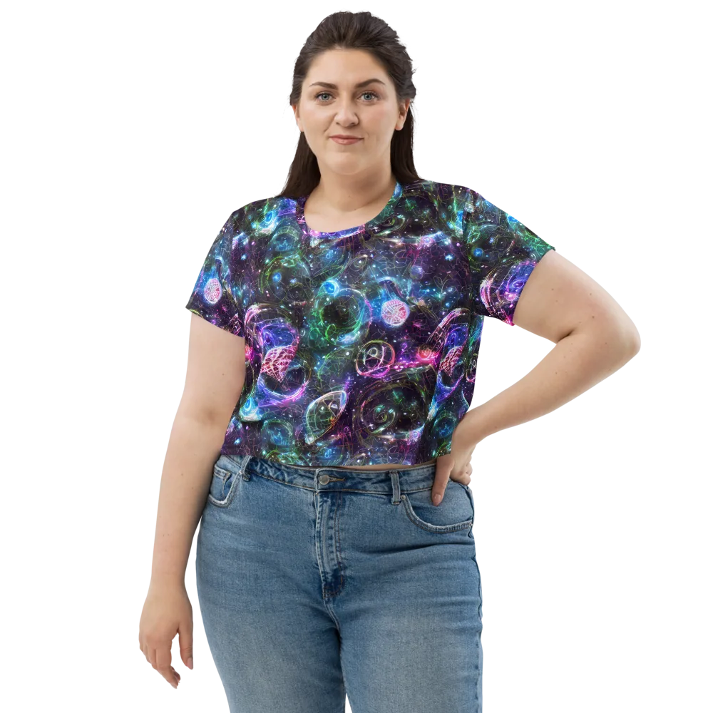 Vortex Spectrum on Crop Tee — Front