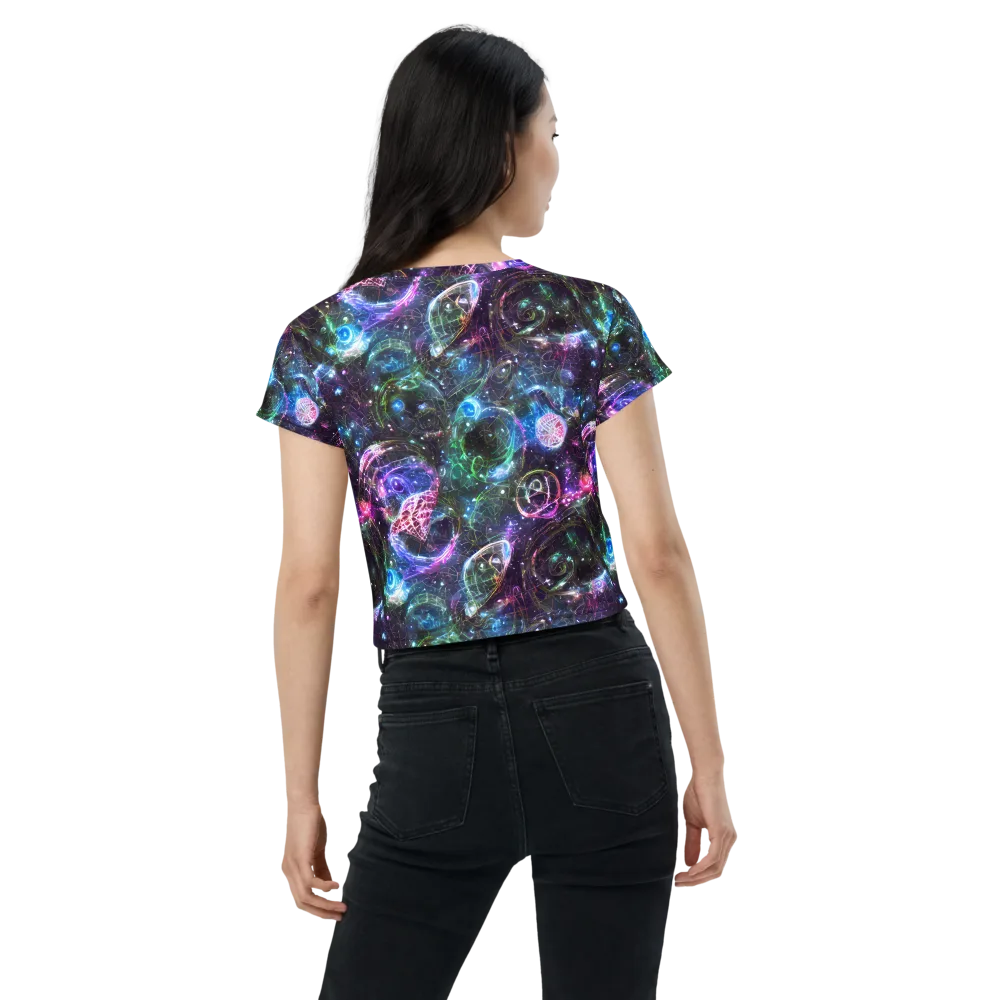 Vortex Spectrum on Crop Tee — Back