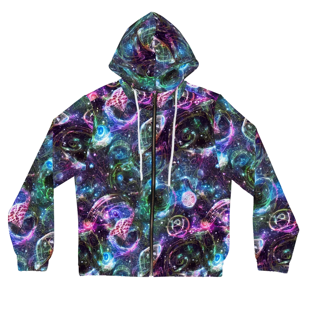 Vortex Spectrum on Women's Full-Zip Hoodie — Front
