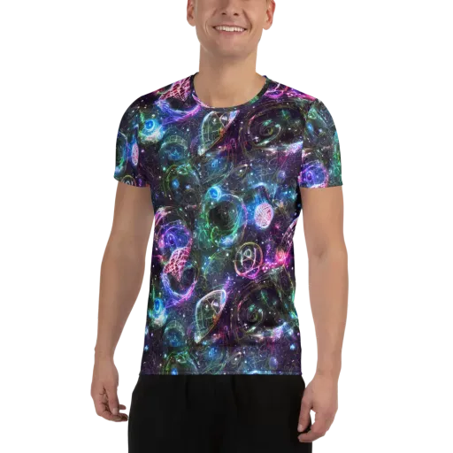 Vortex Spectrum on a Men's Athletic T-Shirt