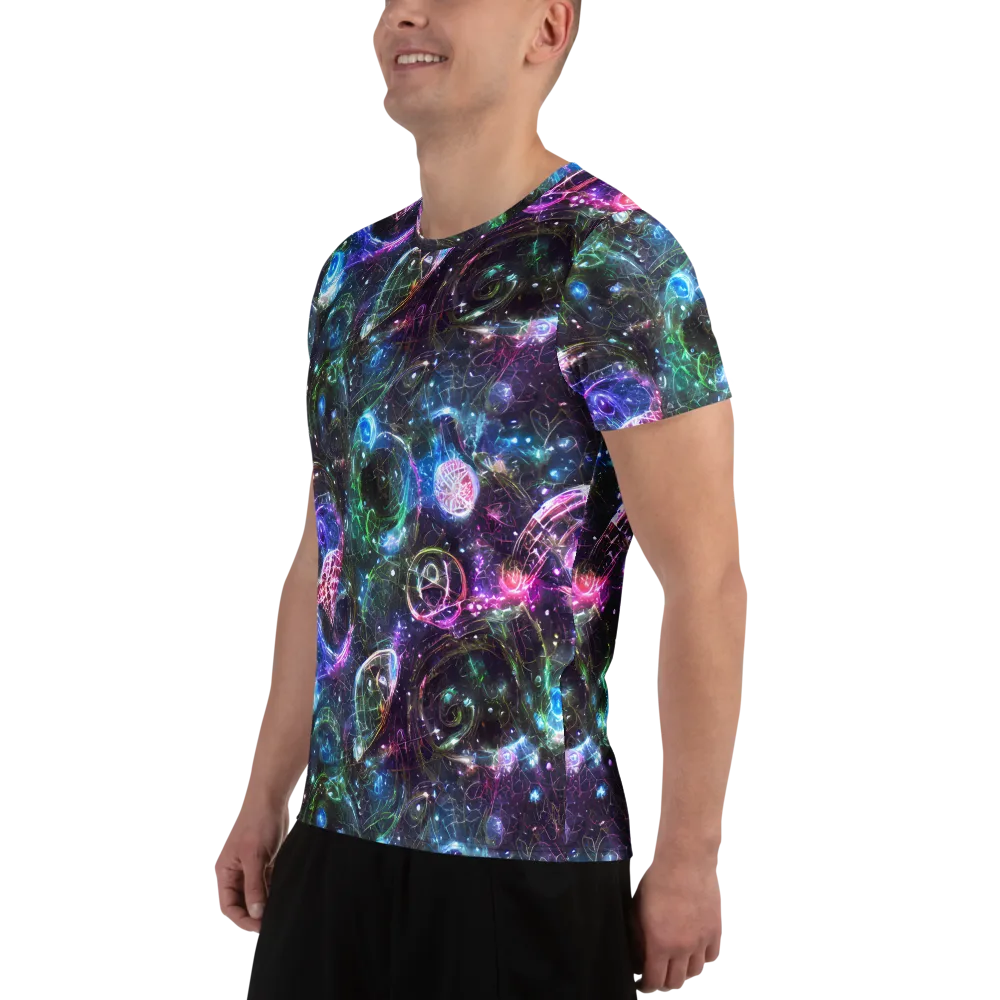 Vortex Spectrum on Men's Athletic T-Shirt — Left