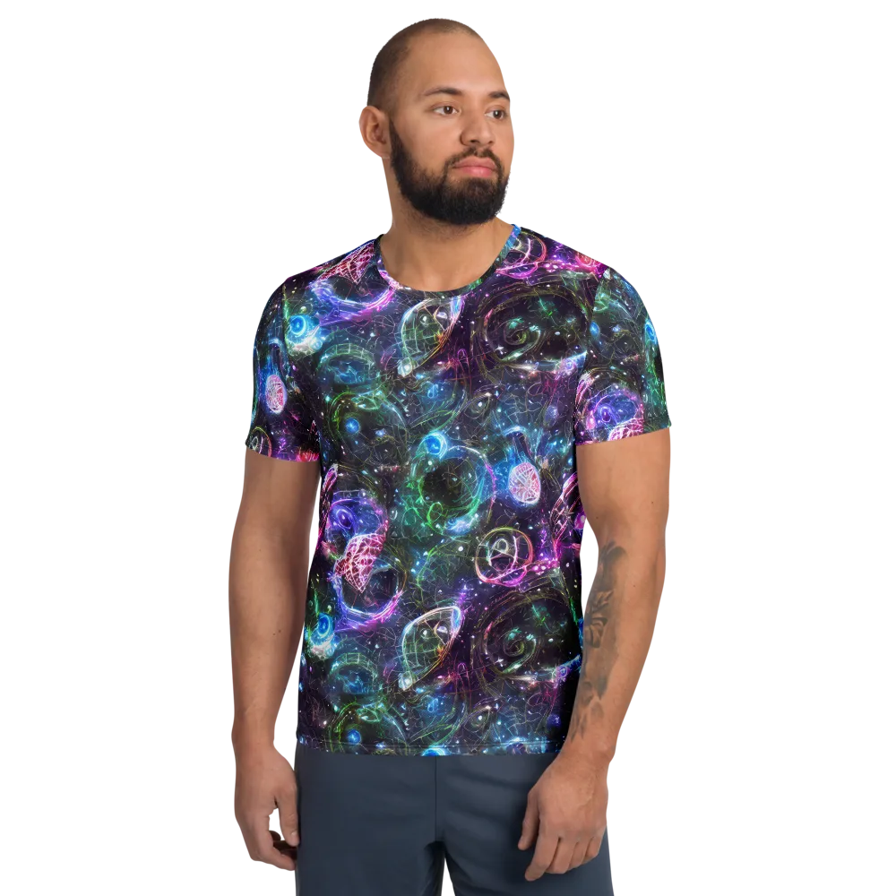 Vortex Spectrum on Men's Athletic T-Shirt — Front