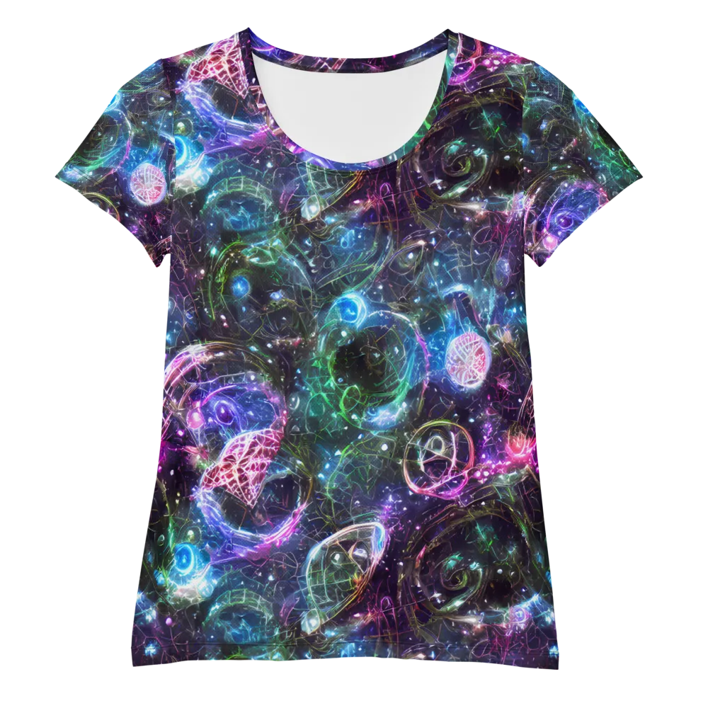 Vortex Spectrum on Women's Athletic T-Shirt — Front