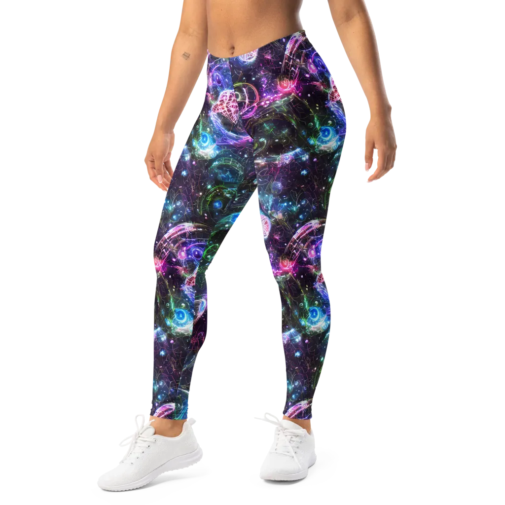 Vortex Spectrum on Leggings — Left Front