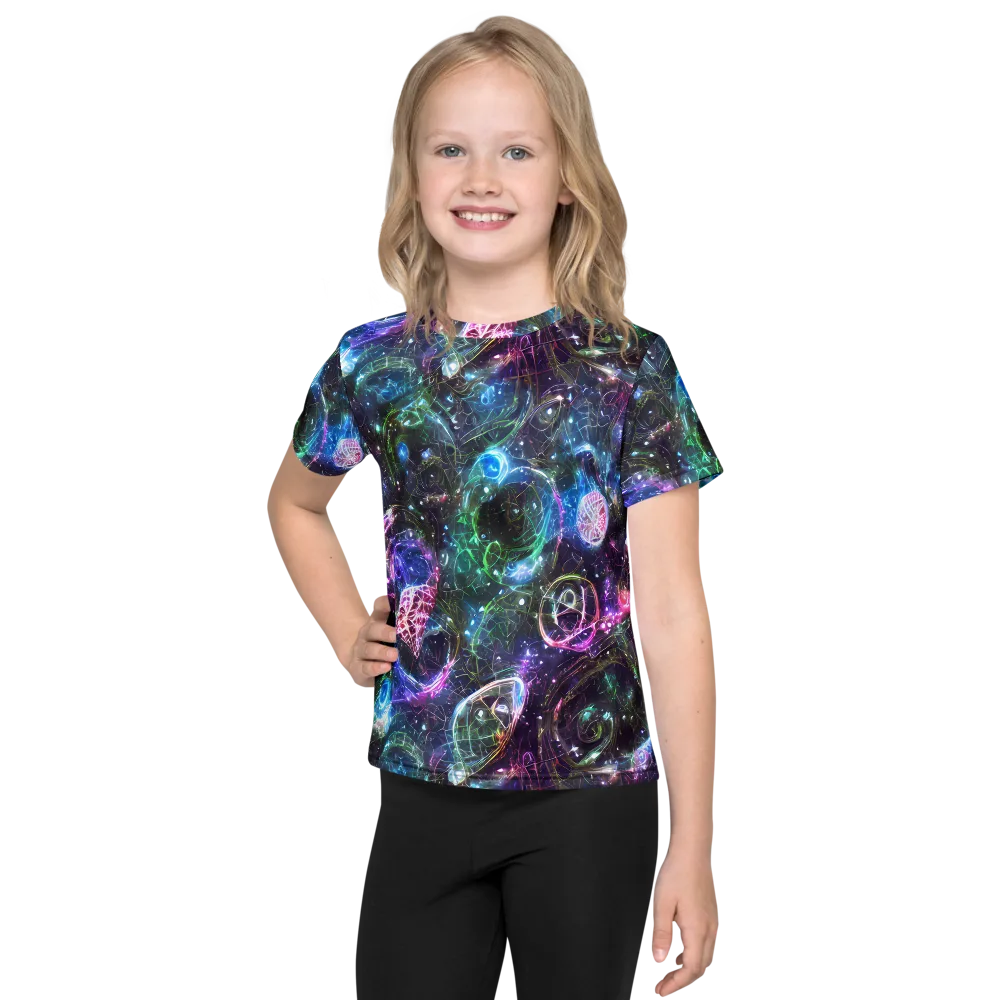 Vortex Spectrum on Kids Crew Neck T-Shirt — Front