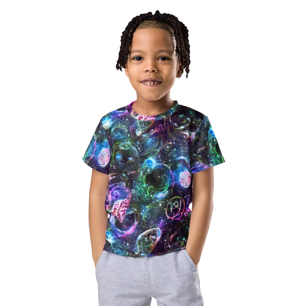 Vortex Spectrum on Kids Crew Neck T-Shirt — Front