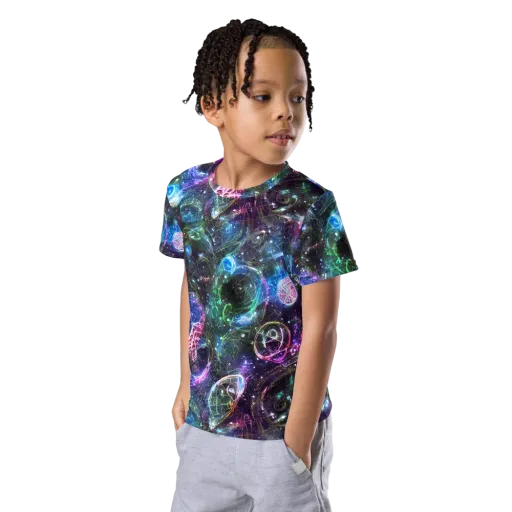 Vortex Spectrum on a Kids Crew Neck T-Shirt