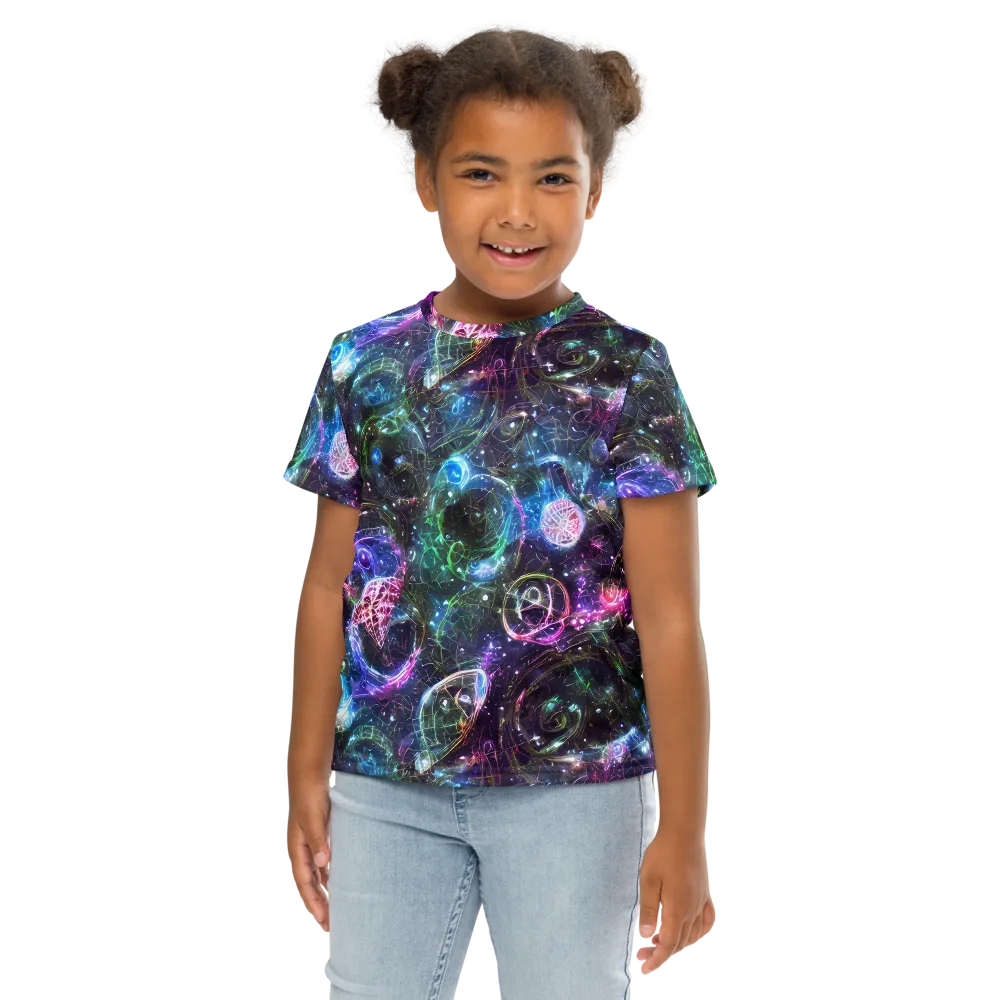 Vortex Spectrum on Kids Crew Neck T-Shirt — Front