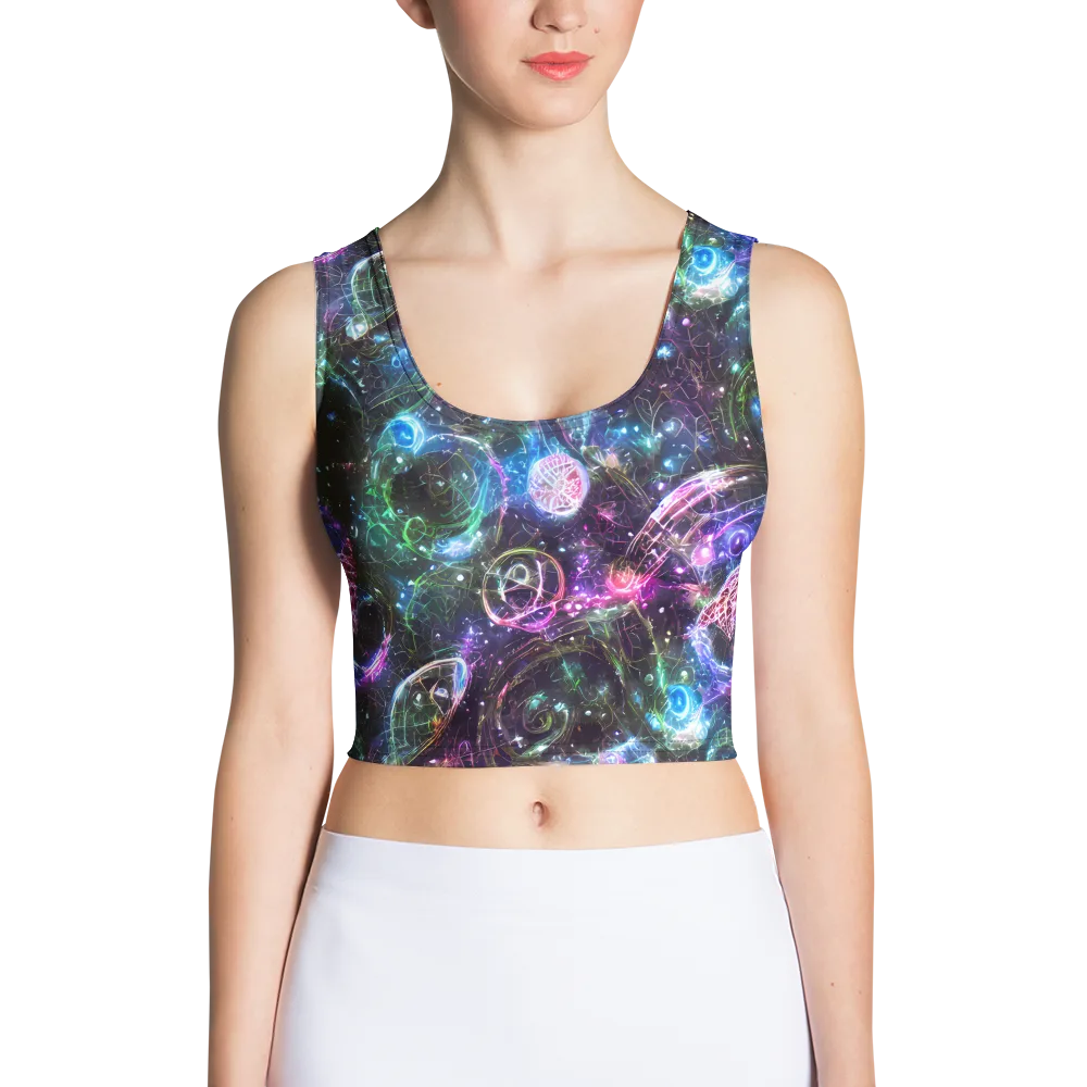 Vortex Spectrum on Crop Top — Front