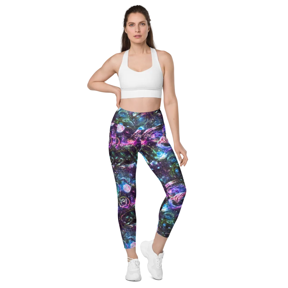 Vortex Spectrum on Leggings with Pockets — Front