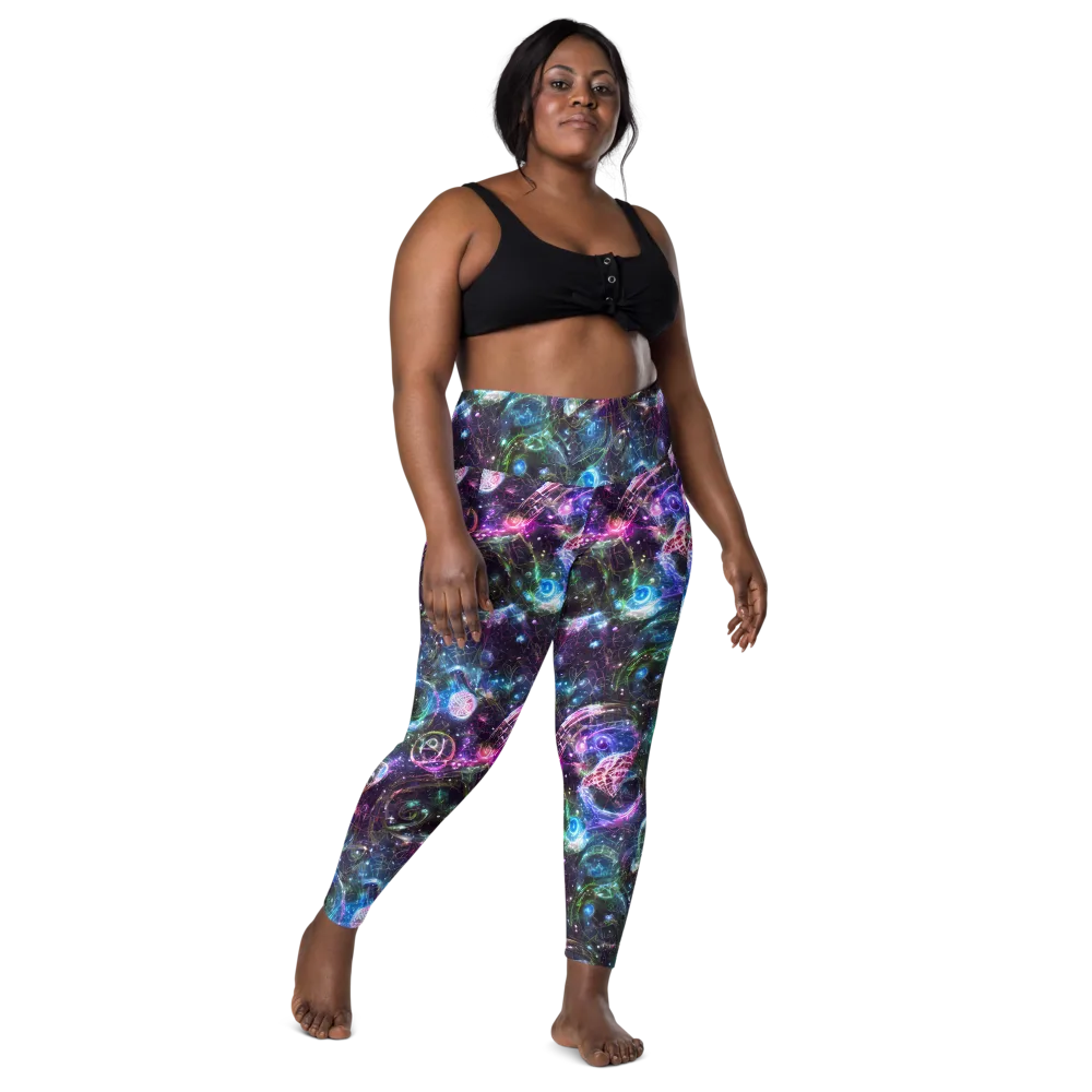 Vortex Spectrum on Leggings with Pockets — Front