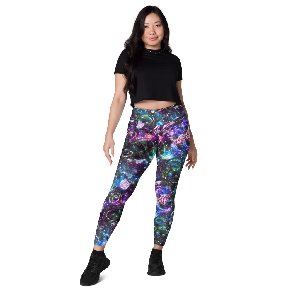 Vortex Spectrum on Leggings with Pockets — Front