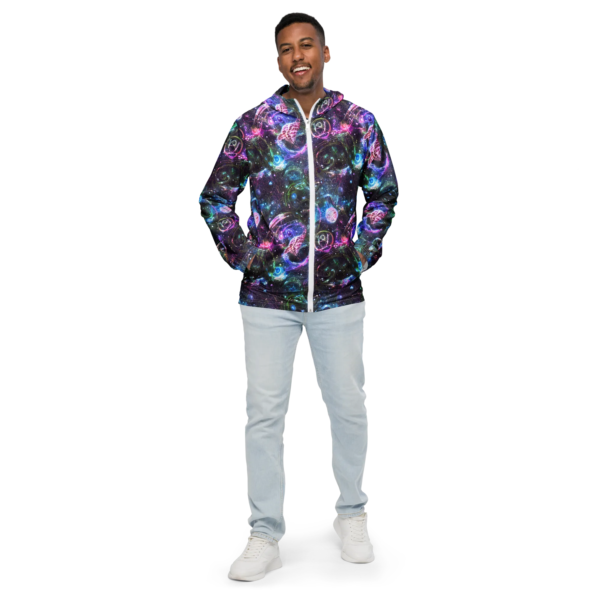 Vortex Spectrum on Men's Windbreaker — Front