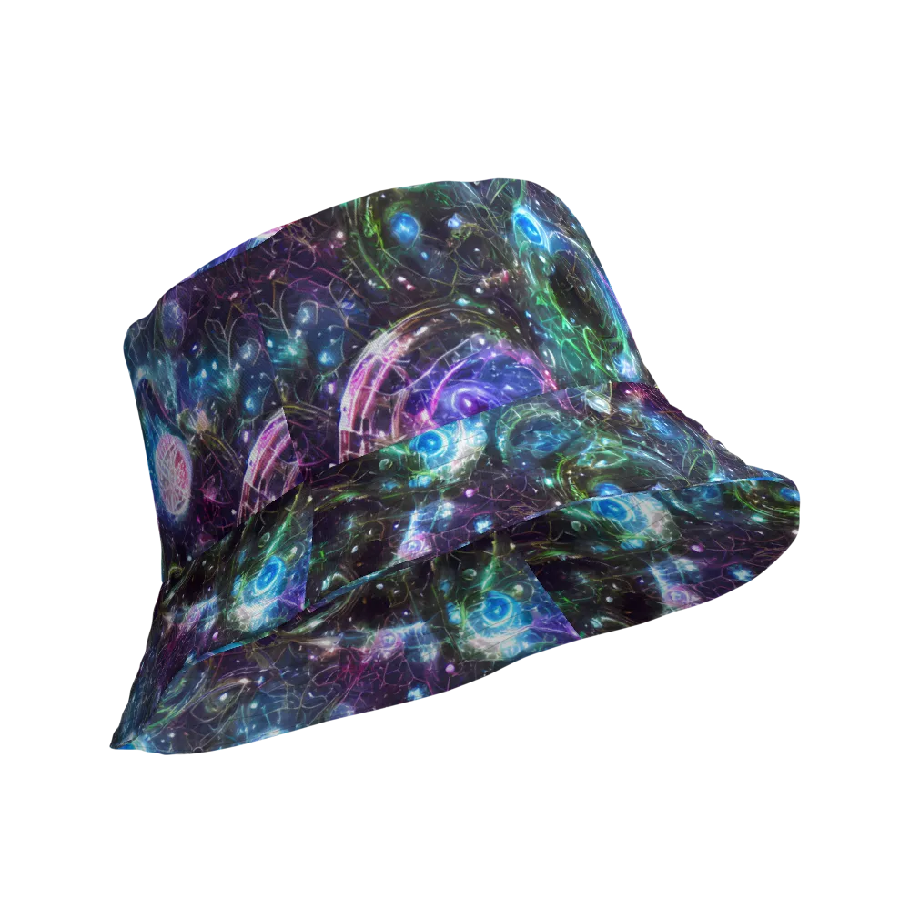 Vortex Spectrum on Reversible Bucket Hat — Product details Outside