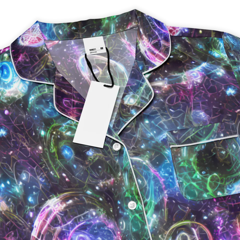 Vortex Spectrum on Women's Short Sleeve Pajama Top — Product details