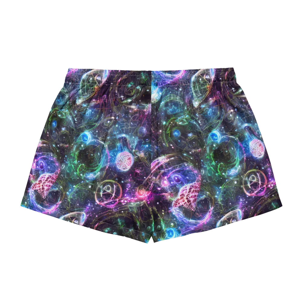 Vortex Spectrum on Women's Pajama Shorts — Back
