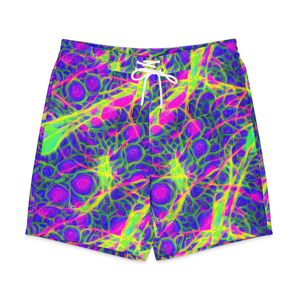Radiant Wilds on Men's Board Shorts — Front