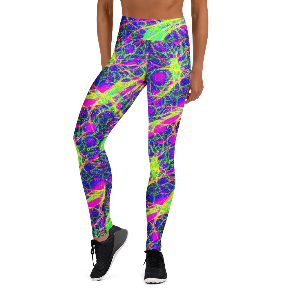 Radiant Wilds on Yoga Leggings — Front