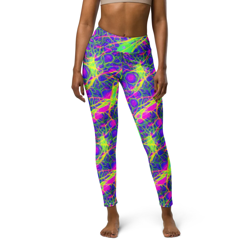 Radiant Wilds on Yoga Leggings — Front