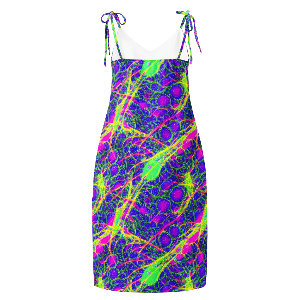 Radiant Wilds on Slip Dress — Back