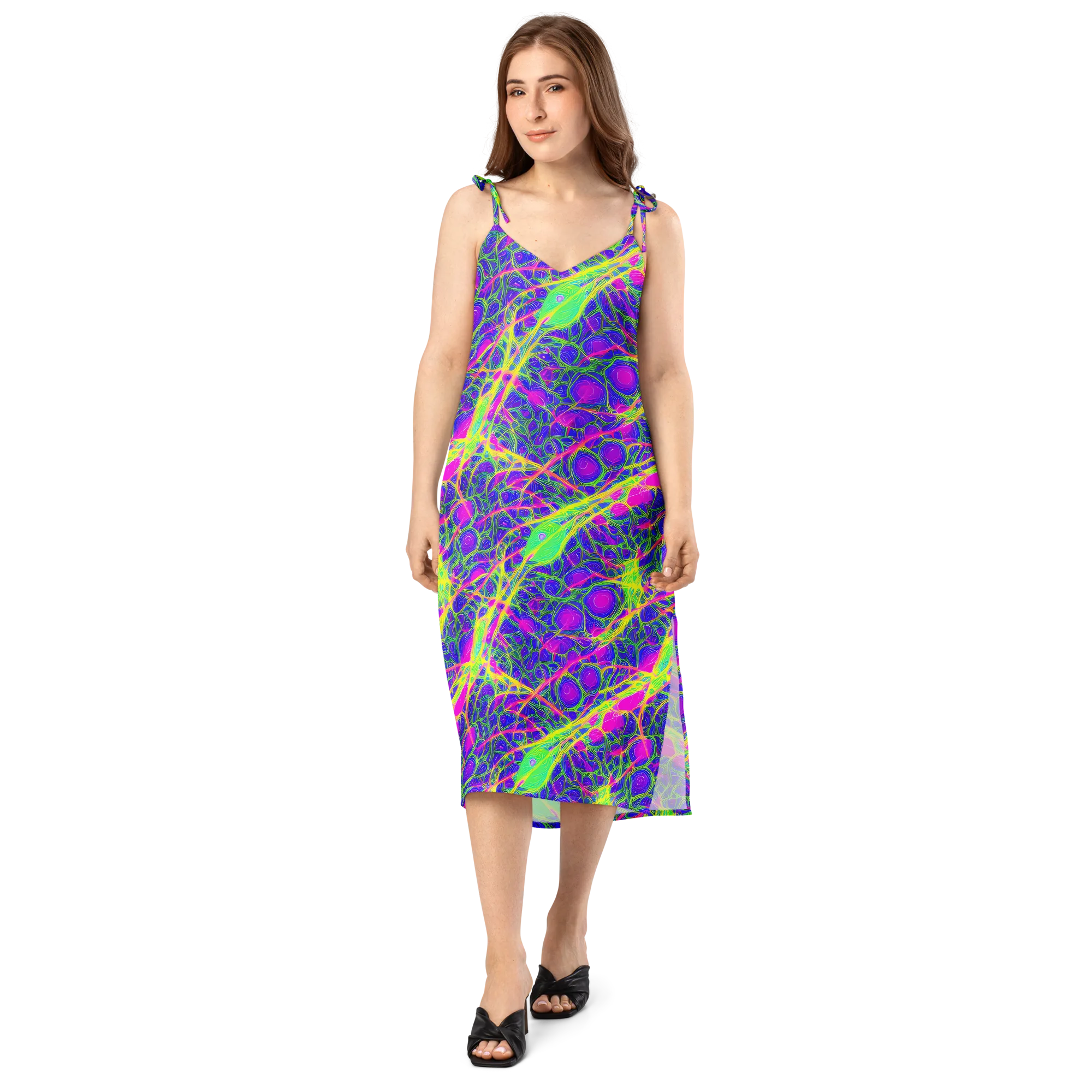 Radiant Wilds on Slip Dress — Front