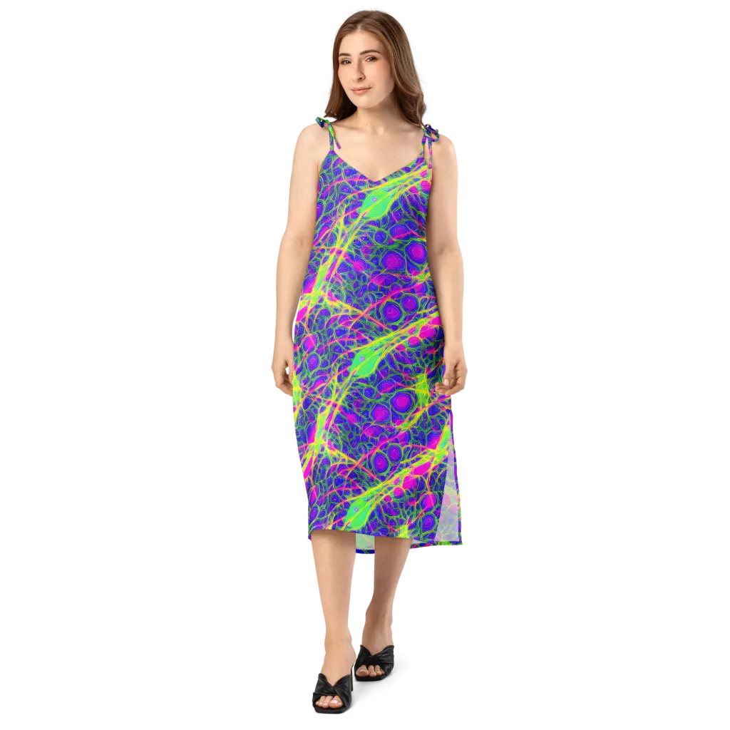 Radiant Wilds on Slip Dress — Front