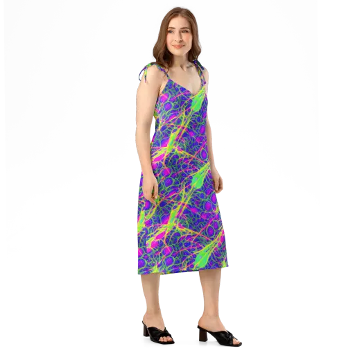 Radiant Wilds on a Slip Dress