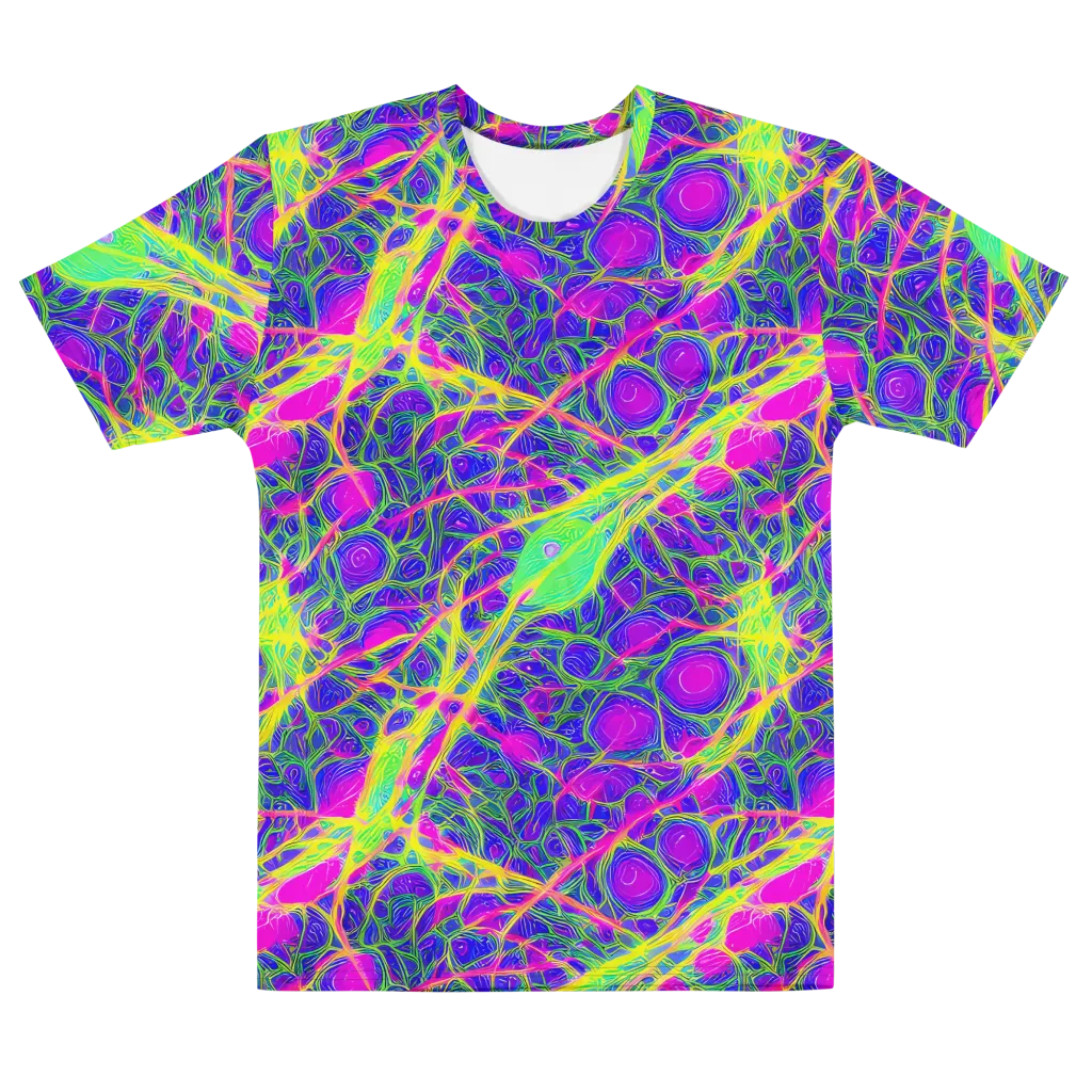 Radiant Wilds on Men's Cotton Crew Neck T-Shirt — Front