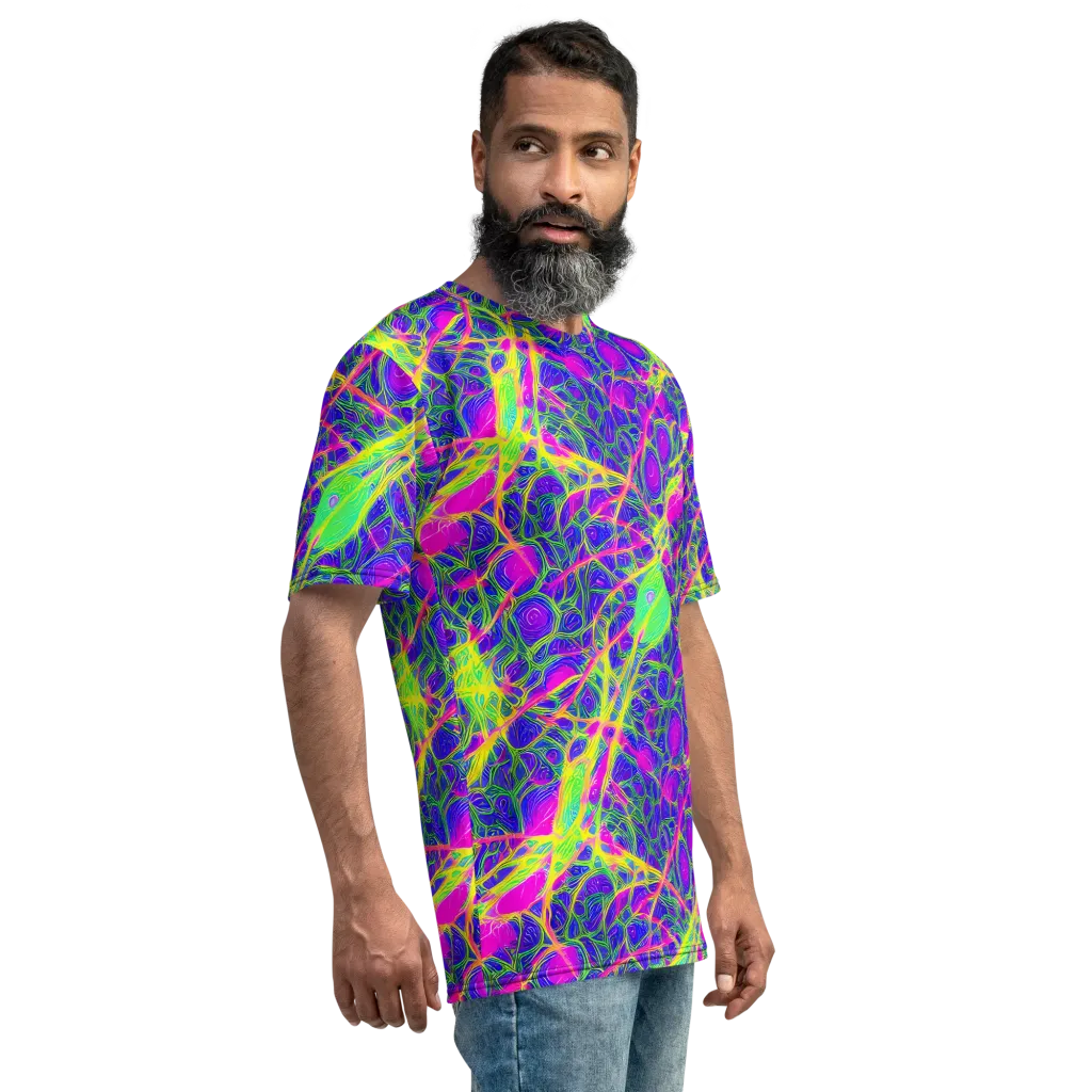 Radiant Wilds on Men's Crew Neck T-Shirt — Right