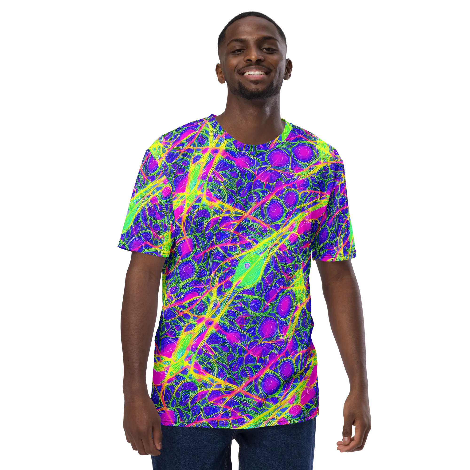 Radiant Wilds on Men's Crew Neck T-Shirt — Front