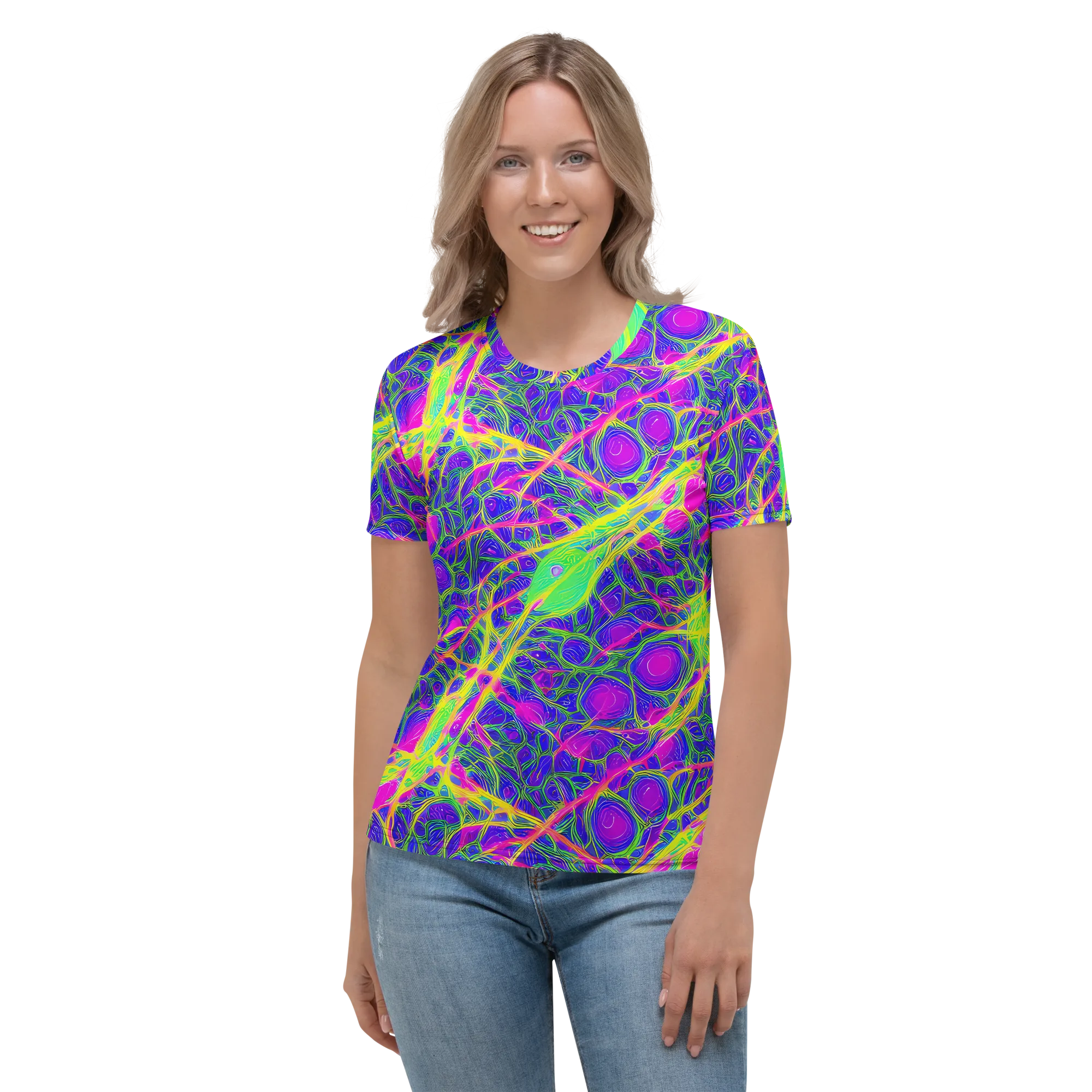 Radiant Wilds on Women's Crew Neck T-Shirt — Front